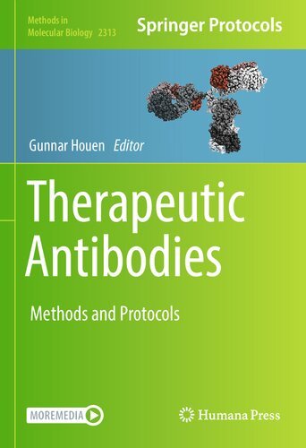Therapeutic Antibodies: Methods and Protocols