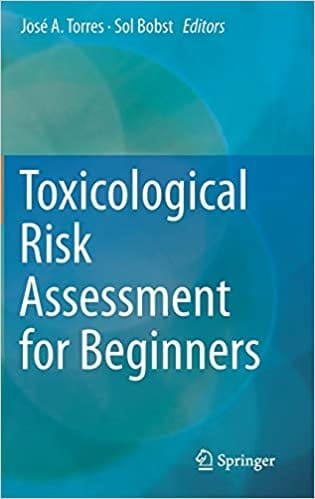 Toxicological Risk Assessment for Beginners 2015th edition