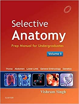 Selective Anatomy Vol 2 Preparatory Manual For Undergraduates By VISHRAM SINGH