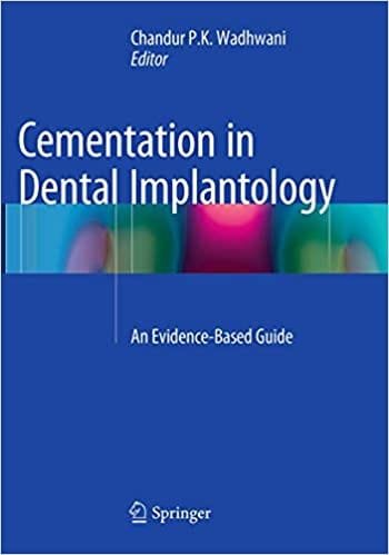 Cementation in Dental Implantology An Evidence Based Guide 1st edition