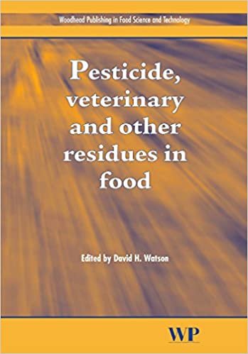 Pesticide Veterinary and Other Residues in Food 1st edition