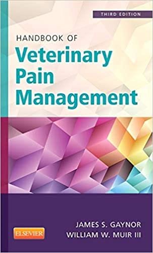 Handbook of Veterinary Pain Management 3rd edition