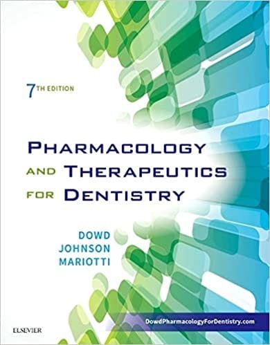 Pharmacology and Therapeutics for Dentistry 7th edition