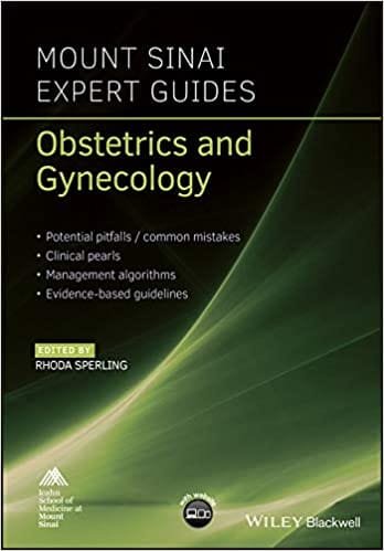 Mount Sinai Expert Guides Obstetrics and Gynecology 1st edition