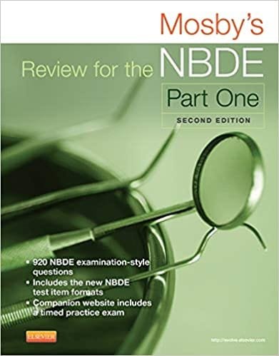 Mosby's Review for the NBDE Part I 2nd edition