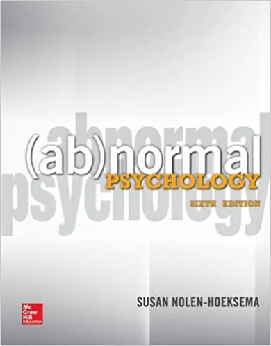 Abnormal Psychology 6th edition