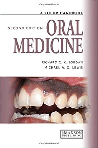 Oral Medicine A Color Handbook 2nd edition