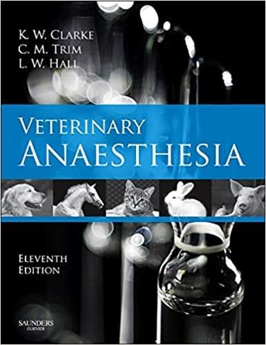 Veterinary Anaesthesia 11th edition