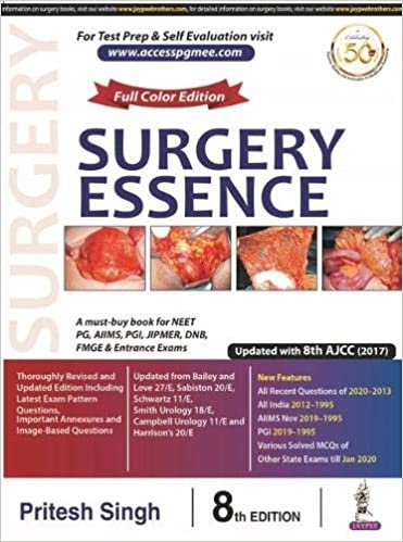 Surgery Essence 8th Edition By Pritesh Singh