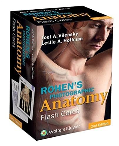 Rohen's Photographic Anatomy Flash Cards 2nd Edition