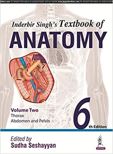 Inderbir Singhs Textbook of Anatomy Vol 2 Thorax Abdomen and Pelvis 6th edition