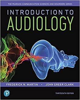 Introduction to Audiology 13th edition
