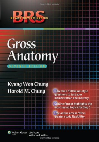 Board Review Series BRS Gross Anatomy 7th Ed