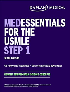 MedEssentials for the USMLE Step 1 6th edition