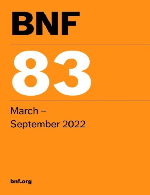 British National Formulary March 2022.