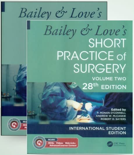Bailey & Love's Short Practice Of Surgery 28th Edition (Set Volume 1 & 2)