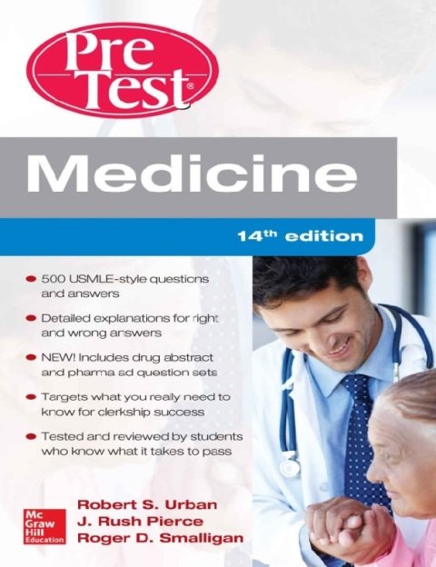 Medicine PreTest Self-Assessment and Review, Fourteenth Edition (PreTest).