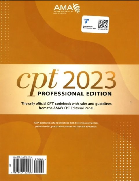 CPT Professional 2023.