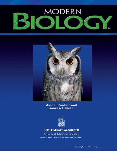 Modern Biology.