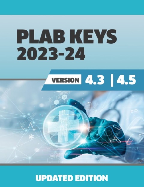 PLAB KEYS 2023-24 Version 4.3, 4.5 UPDATED EDITION.