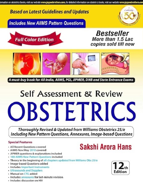 Self Assessment & Review Obstetrics.