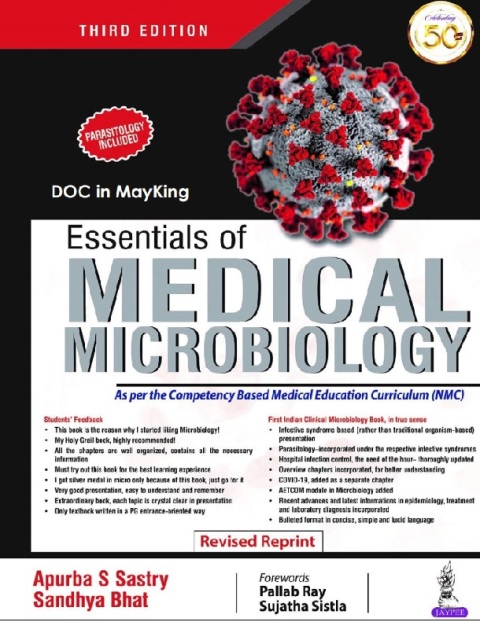 Essentials of Medical Microbiology 3rd Edition.