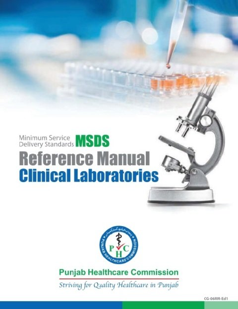 MSDS Reference Manual Clinical Laboratories.