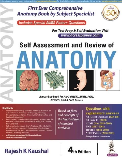 Self Assessment and Review of Anatomy.