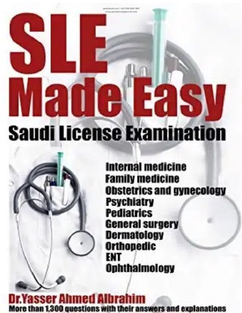 SLE Made Easy Saudi License Examination First edition 2014.