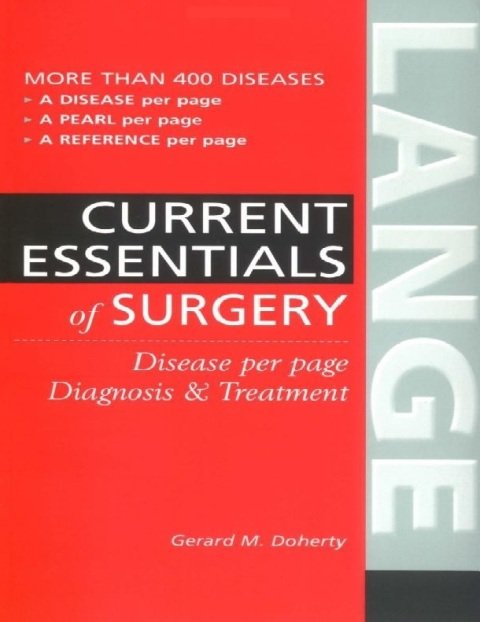 Current Essentials of Surgery.