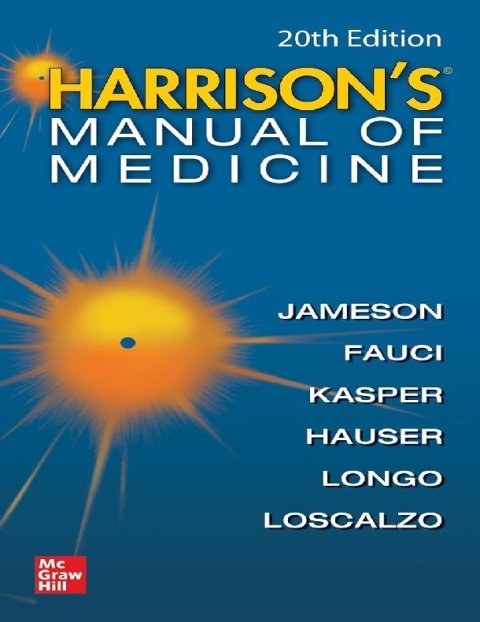 Harrisons Manual of Medicine, 20th Edition.