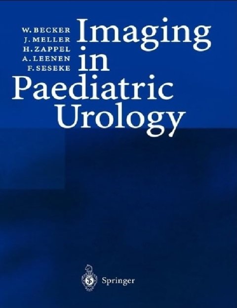 Imaging in Paediatric Urology.