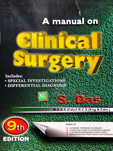 A Manual on Clinical Surgery - 9th Edition