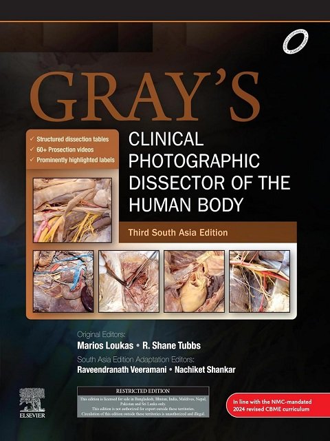 Gray's Clinical Photographic Dissector of the Human Body, 3rd South Asia Edition