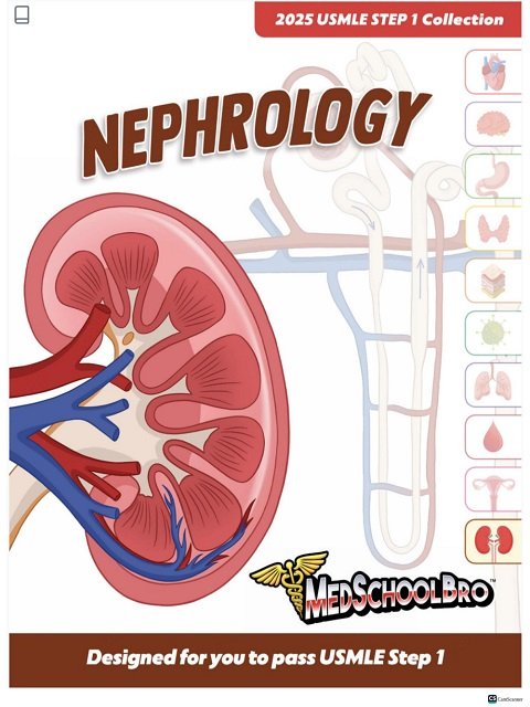 Step 1 Medschoolbro - Nephrology 2025