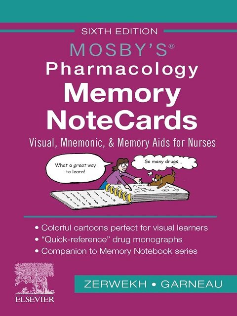 Mosby's Pharmacology Memory NoteCards - E-Book Visual, Mnemonic, and Memory Aids for Nurses