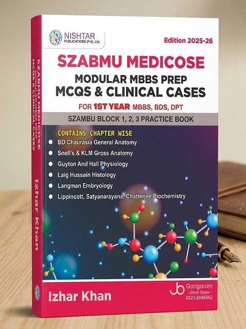 SZABMU Medicose Modular MBBS Prep MCQs & Clinical Cases (Edition 2025-26)
