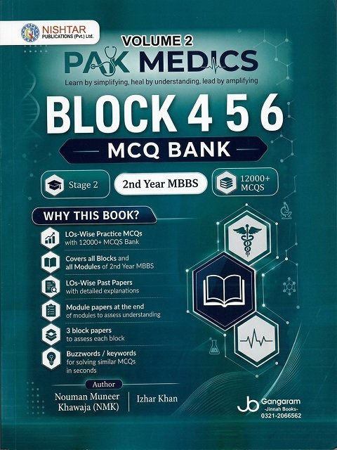 Pak Medics Block 4 5 6 MCQ Bank (Volume 2)